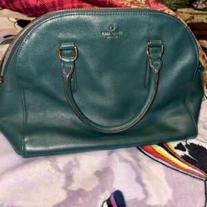 Kate spade emerald green satchel